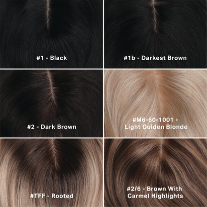 Luxury Silk Base Hair Topper – Seamless Natural Coverage